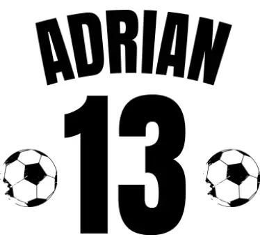 T-shirtinfantil personalizada de futebol - TenStickers