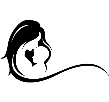 T-shirt mães e filhas abraço de mãe e filho - TenStickers