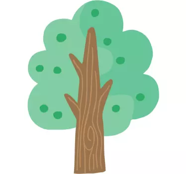 T-shirt crianças estampa Árvore verde - TenStickers