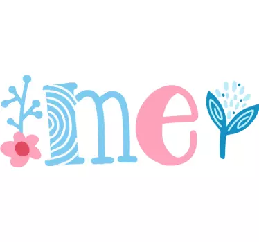 Mini T-shirtde mãe e filha eu e eu - TenStickers