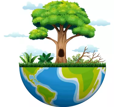 T-shirtdas crianças do planeta terra dos desenhos animados - TenStickers