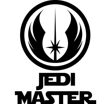 Mestre jedi pai e filho combinando camisas - TenStickers
