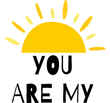 Você é meu raio de sol combinando camisas para casais - TenStickers