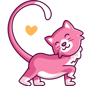 T-shirt gatos machos e fêmeas - TenStickers