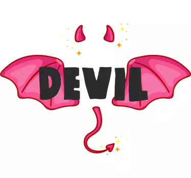 Camisas combinando anjo e demônio para casais - TenStickers