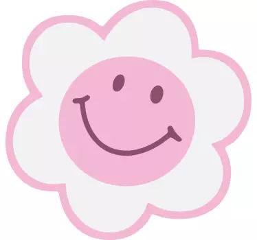 T-shirt crianças charme flor sorridente - TenStickers