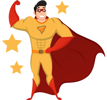 Super-heróis divertidos pai e filho combinando camisetas - TenStickers