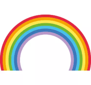 T-shirt bebé com design de arco-íris brilhante - TenStickers