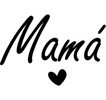 T-shirt mães e filhas combinando com mamãe - TenStickers