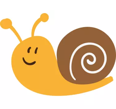 Cartoon caracol T-shirtinfantil - TenStickers