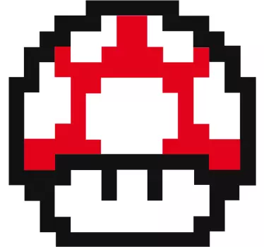 T-shirtinfantil cogumelo mario pixelated - TenStickers