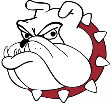 T-shirt de desenho animado bulldog - TenStickers