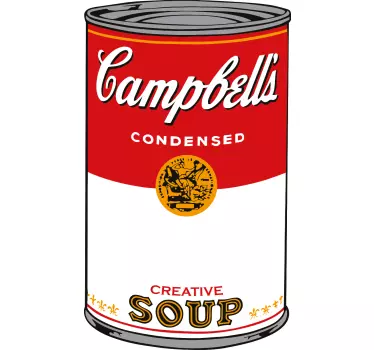 T-shirt da sopa campbell - TenStickers