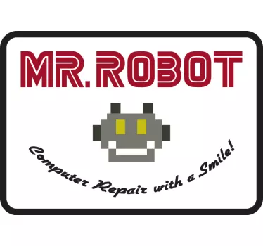 T-shirt guia de reparação do sr. robô - TenStickers