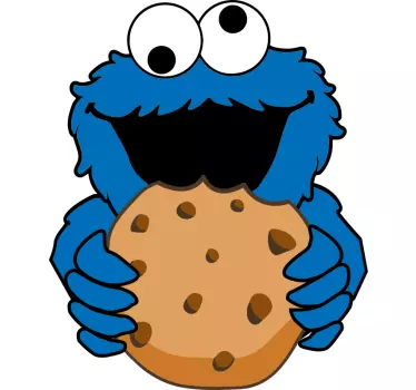 t-shirt do monstro do biscoito - TenStickers