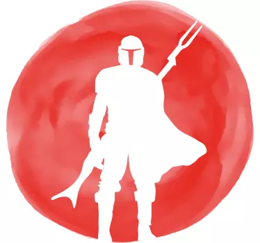 T-shirt do samurai mandaloriano - TenStickers