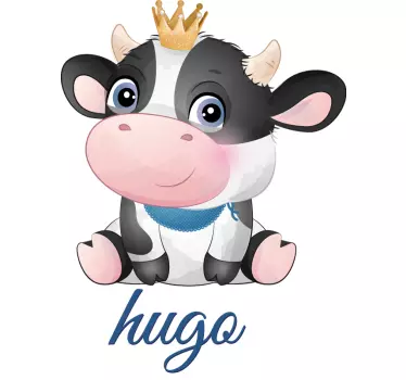 T-shirt bebé personagem de vaca fofo - TenStickers