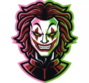 T-shirt personagem de palhaço sinistro - TenStickers