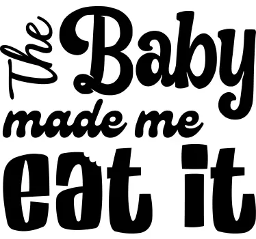 T-shirt bebé roupa divertida com frases engraçadas - TenStickers