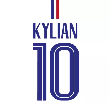 T-shirt número da camisa kylian - TenStickers