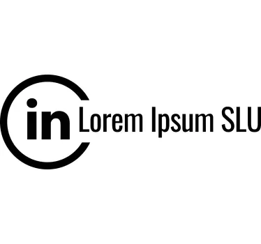 T-shirt conta personalizada do linkedin - TenStickers