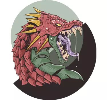 T-shirt crianças dragão ferocíssimo - TenStickers