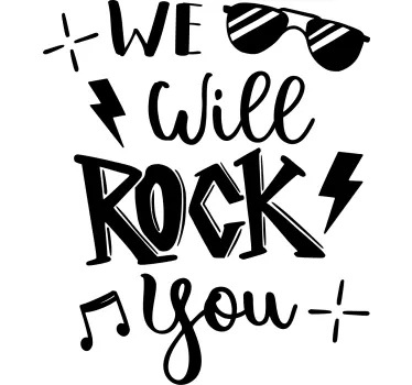 T-shirt manifesto do rock - TenStickers