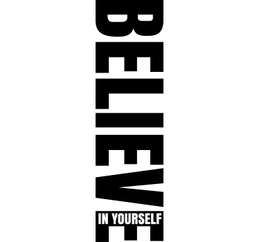 t-shirt para acreditar em frases - TenStickers