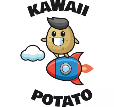 T-shirt bebé aventura da batata kawaii - TenStickers