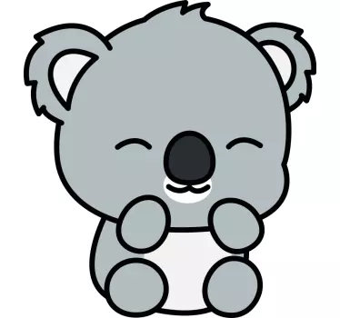 T-shirt bebé personagem de coala fofo - TenStickers