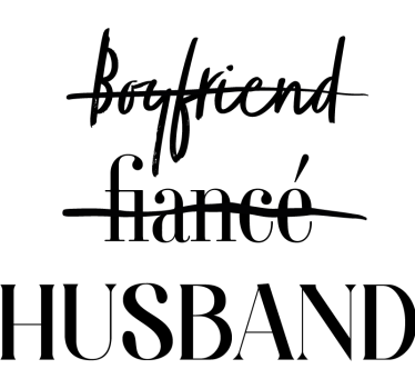T-shirt de casais marido e mulher - TenStickers