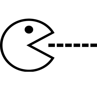 Monocolor pac-man e fantasma combinando camisas para casais - TenStickers
