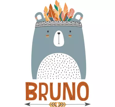 T-shirt bebé com gráfico de urso fofo - TenStickers