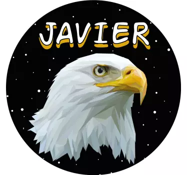 T-shirt personalizável cabeça de Águia com javier - TenStickers