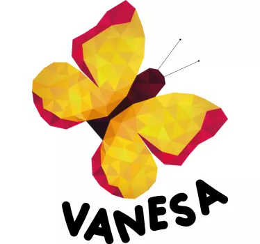 T-shirt bebé com arte de borboleta vibrante - TenStickers