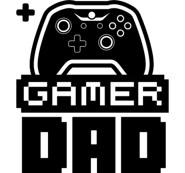 Pai e filho gamers pai e filho camisas combinando - TenStickers