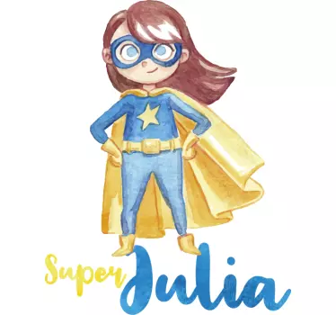 t-shirts infantis personalizada super herói - TenStickers