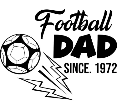 T-shirt para o pai futebolista - TenStickers