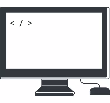 T-shirt laptop code - TenStickers
