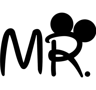 Camisolas de casal Sr. e Sra. Rato - TenStickers