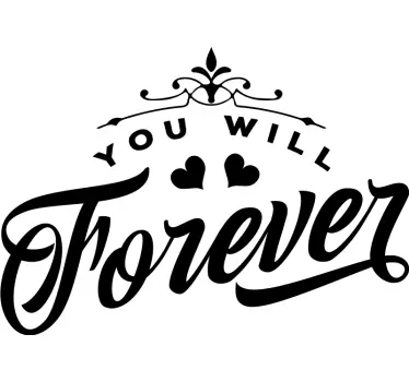 T-shirt de casais sempre Para Sempre - TenStickers