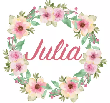 T-shirt personalizável flores da primavera - TenStickers