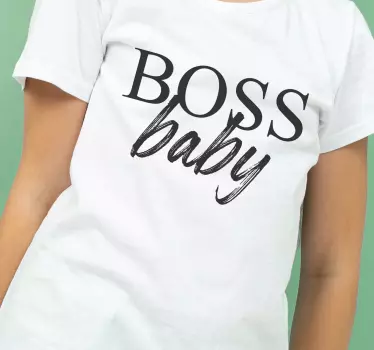 Senhora chefe e T-shirtde bebê T-shirtmãe e filha - TenStickers