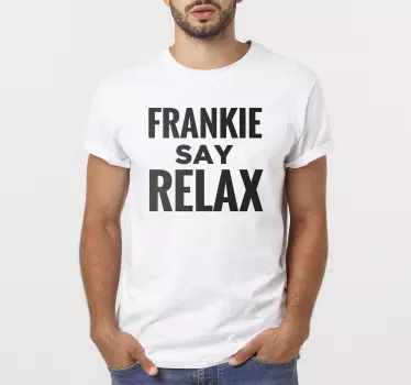 T-shirt mãe e filha com nome frase say relax - TenStickers