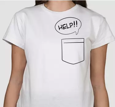Ajuda do bolso da t-shirt - TenStickers