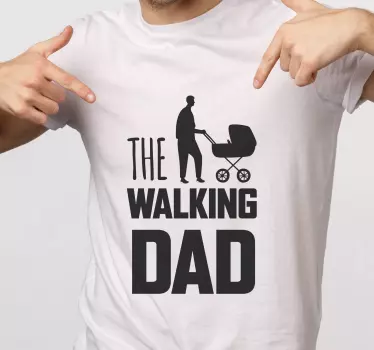 Ambulante trocadilho do dia dos pais t-shirt - TenStickers