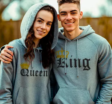 Camisola de casal rei e rainha - TenStickers