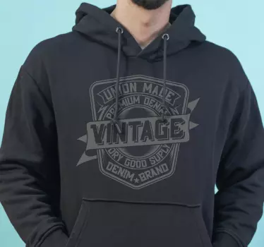 Moletom união vintage masculina - TenStickers
