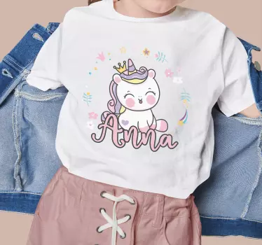 Linda T-shirtinfantil unicórnio bebê - TenStickers