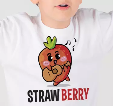 Morango t-shirts infantis - TenStickers